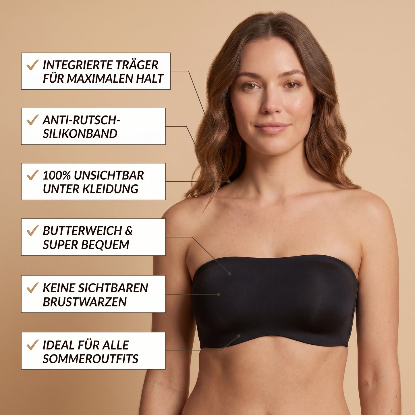 Aureya Trägerloser Bandeau-BH™